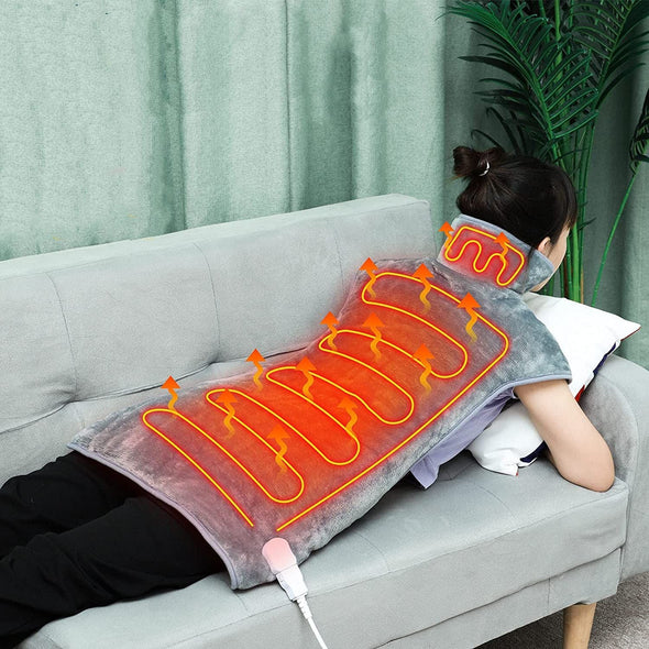Full Coverage Portable Neck Shoulder Back Pain USB Heating Pad