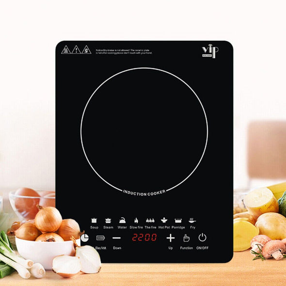 Portable Single Burner Electric Induction Cooktop for Countertops