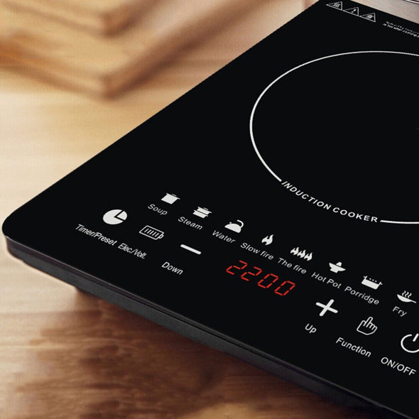 Portable Single Burner Electric Induction Cooktop for Countertops