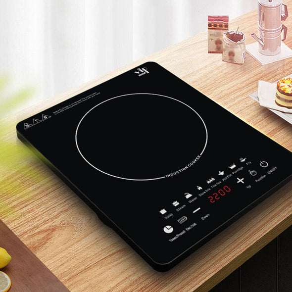 Portable Single Burner Electric Induction Cooktop for Countertops