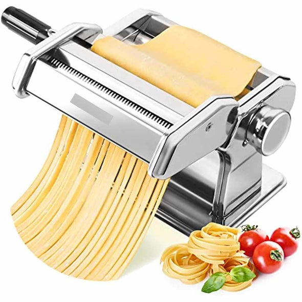 Pasta Machine, 9 Adjustable Thickness Settings Pasta Maker