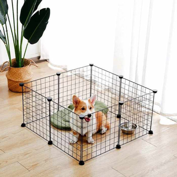Pet Dog Cat Rabbit Small Indoor Portable Exercise Playpen-Aroflit