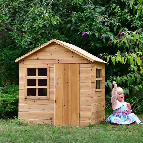 PlayZen™ Children’s Wooden Playhouse for Imaginative Garden Play