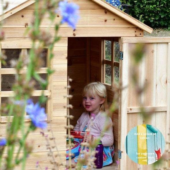 PlayZen™ Children’s Wooden Playhouse for Imaginative Garden Play