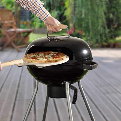 Portable BBQ Outdoor Round Barbecue Pizza Grill