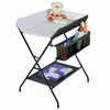 Portable Black Diaper Changing Table Dressers Station-Aroflit