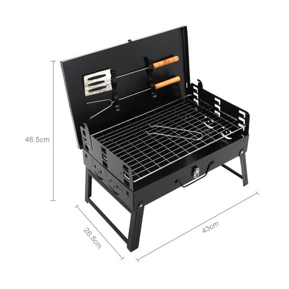Portable Folding Charcoal Camping Barbecue Grill