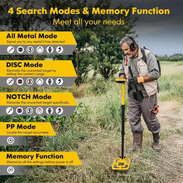 Professional Waterproof Metal Detector Kit