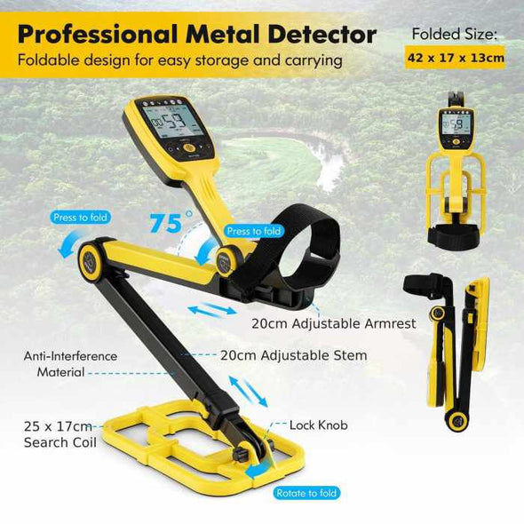 Professional Waterproof Metal Detector Kit