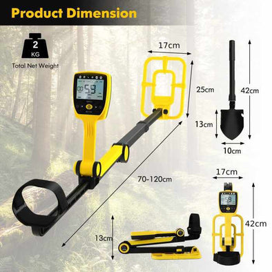 Professional Waterproof Metal Detector Kit