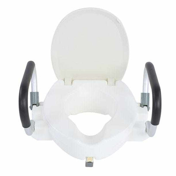 Raised Toilet Seat with Arms-Aroflit