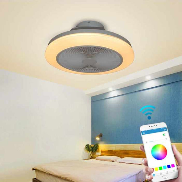 Remote Control Ceiling Fan With Lights-Aroflit