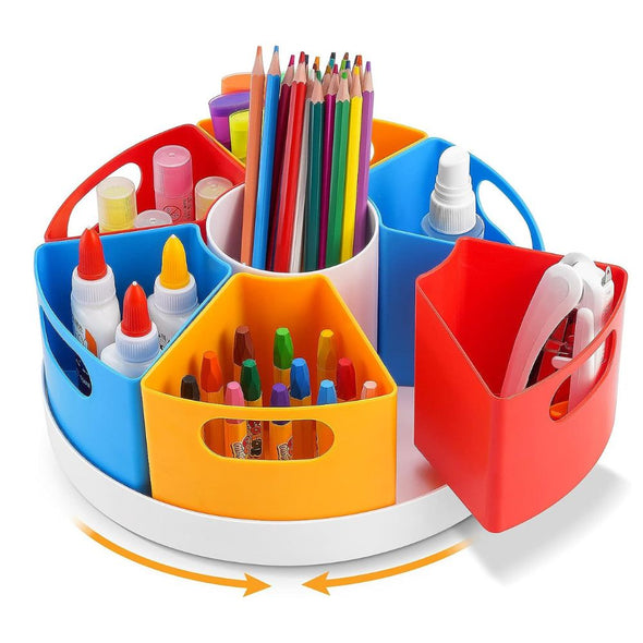 Rotating Desk Organiser for Kids Desk