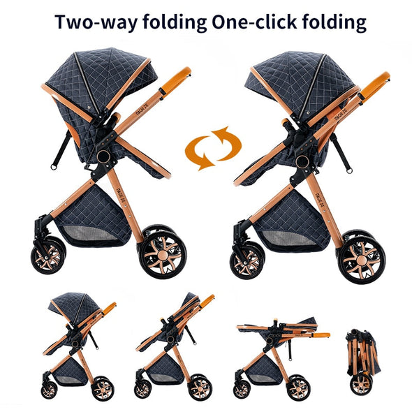 Royal Luxury Baby Pushchair 3 in 1