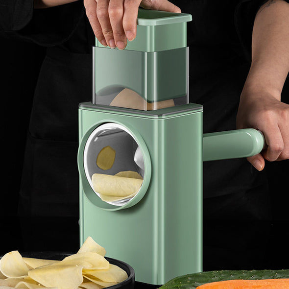 Heavy Duty Manual Rotary Vegetable Julienne Cutter Slicer Shredder