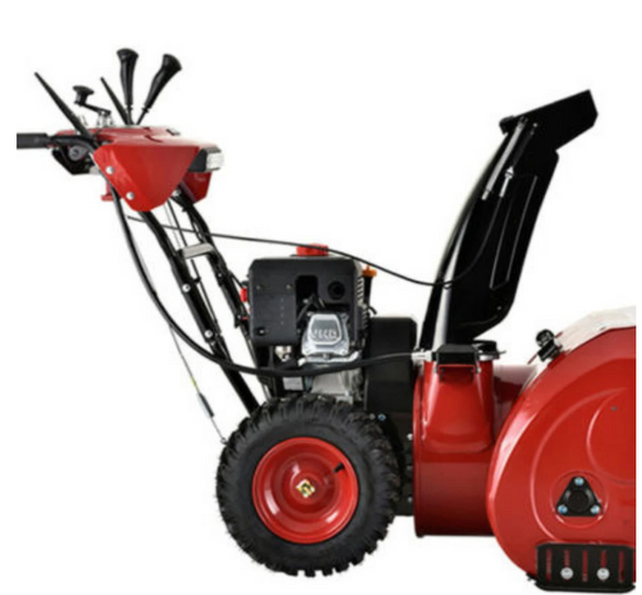 Gas-Powered Two-Stage Snow Blower with Electric Start & Heated Grips