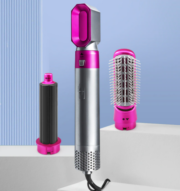 5-in-1 Hair Airflow Curler Dryer Brush, Electric Blow Dryer
