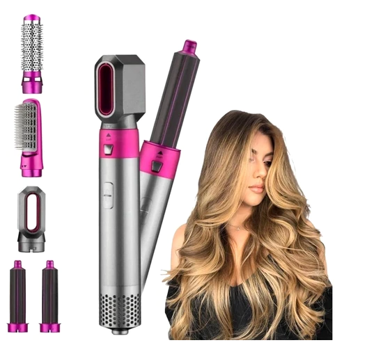 5-in-1 Hair Airflow Curler Dryer Brush, Electric Blow Dryer