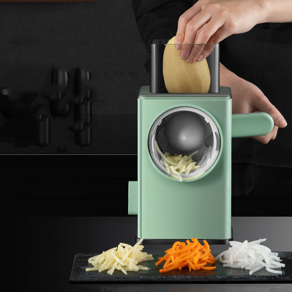 Heavy Duty Manual Rotary Vegetable Julienne Cutter Slicer Shredder