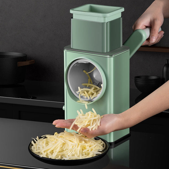 Heavy Duty Manual Rotary Vegetable Julienne Cutter Slicer Shredder