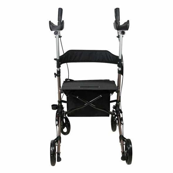 Senior Upright Stand Up Rollator Walker With Seat-Aroflit