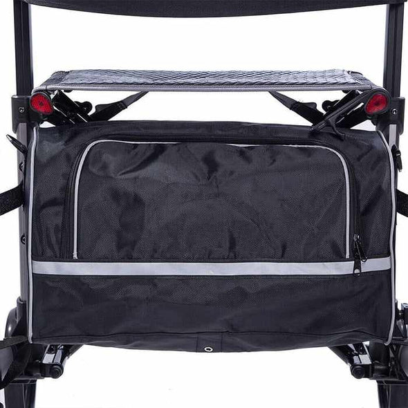 Seniors Upright Stand Up Rollator Walker With Seat-Aroflit