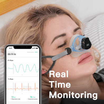 Sleep Breathing Monitor, Track Real-Time Breathing Airflow