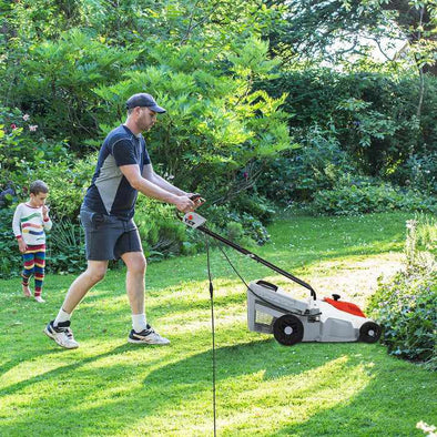 Small Electric Corded Push Lawn Mover-Aroflit