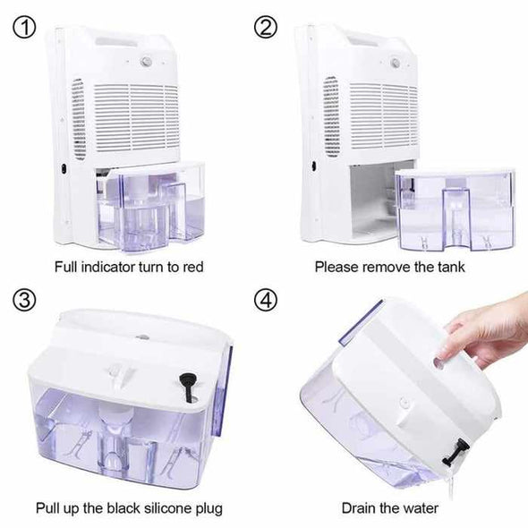 Small Quiet Portable Bathroom Dehumidifier-Aroflit