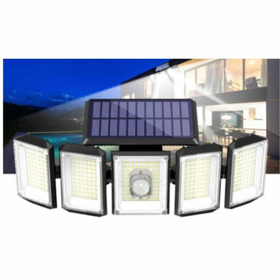 Solar 300 LED Light Outdoor Motion Sensor Bionic Floodlights