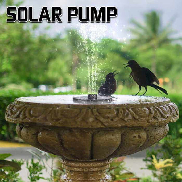 Solar Powered Floating Pump Water Fountain