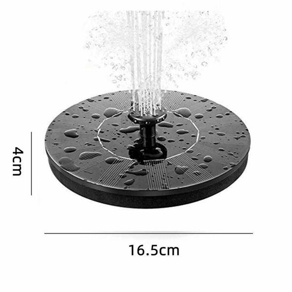 Solar Powered Floating Pump Water Fountain