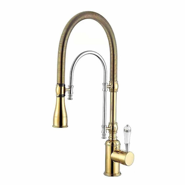 Spootly™ Luxury Copper Kitchen Sink Faucet Single Hole Faucet