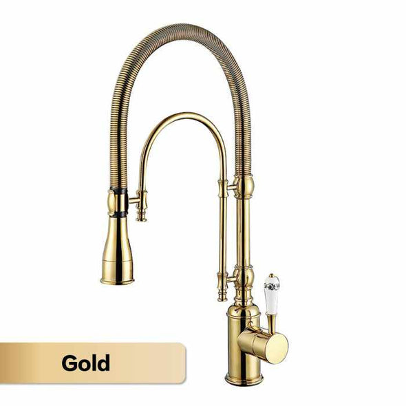 Spootly™ Luxury Copper Kitchen Sink Faucet Single Hole Faucet