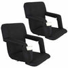 Stadium Bleacher Chair Seat With Back & Cushion (Set of 2)-Aroflit