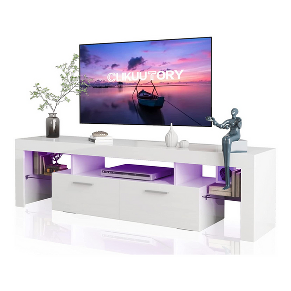 Stand For 55" Tv With LED Lights-Aroflit
