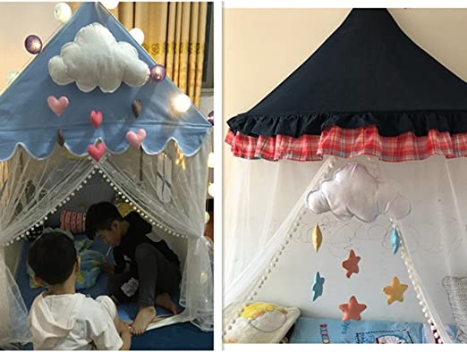 Star Hanging Cloud Decorations for Kids Teepee Tent