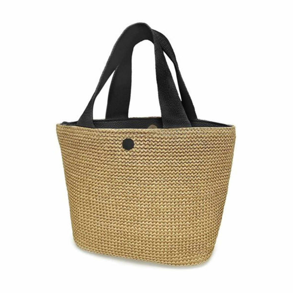 Straw beach bag