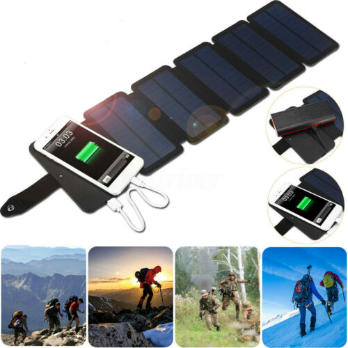 SunBeam™ Portable Solar Panel Outdoor Camping Mobile Phone Charger