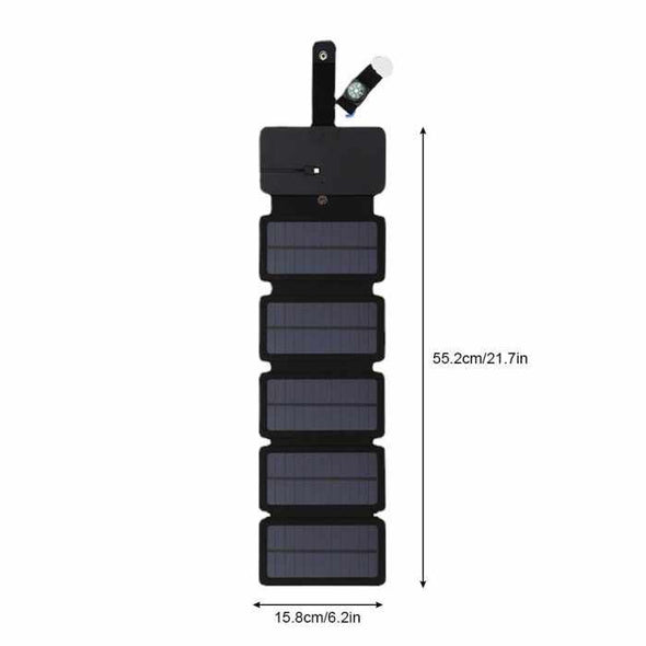 SunBeam™ Portable Solar Panel Outdoor Camping Mobile Phone Charger