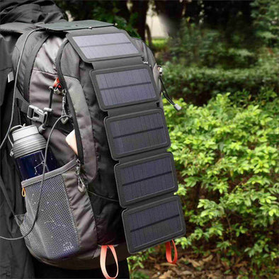 SunBeam™ Portable Solar Panel Outdoor Camping Mobile Phone Charger