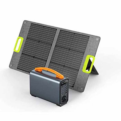 SunEnergy™ Portable Power Station Solar Generator with Foldable Solar Panel