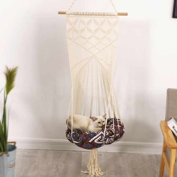 SwingKitty™ Cat Hammock, Hanging Swing Cat Bed