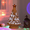 Tabletop Pre Lit Ceramic Christmas Tree With Lights-Aroflit