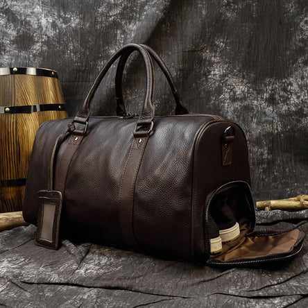 Toledo™ Leather Weekender Bag (Handmade in Morocco)