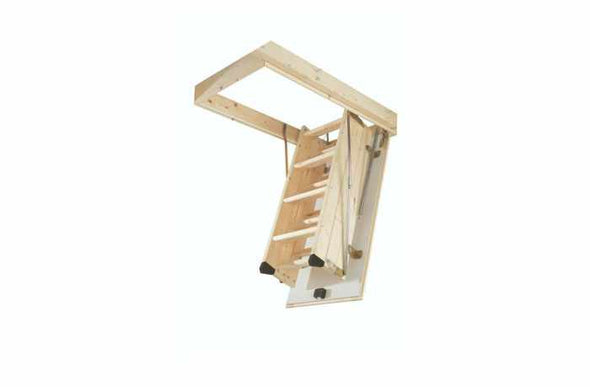 Toptier™ Folding Wooden Timber Loft ladder