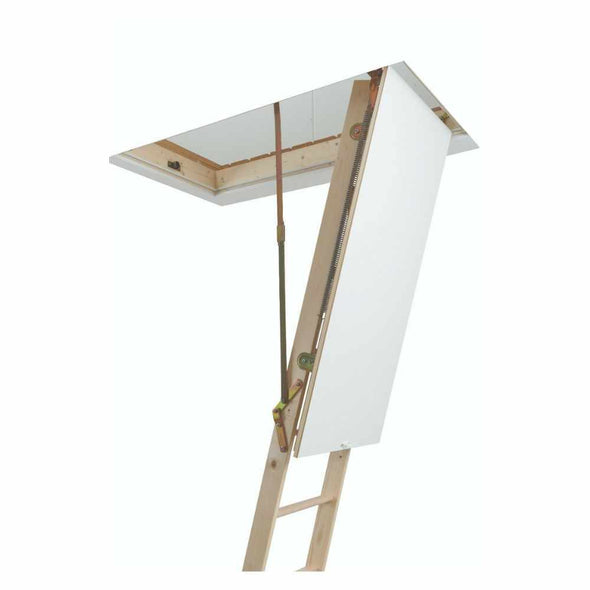 Toptier™ Folding Wooden Timber Loft ladder