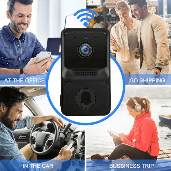 Wireless Video Doorbell with Cameras