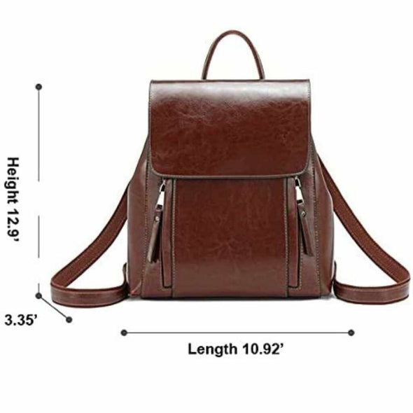 Women’s leather backpack