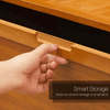 Wooden Narrow Entryway Shoe Storage Cabinet-Aroflit